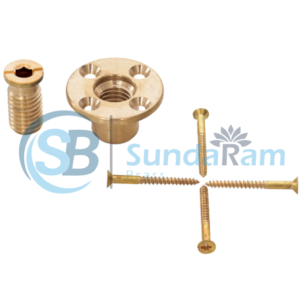 Brass Wood Deck Anchor